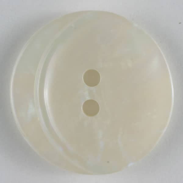 Kunststoffknopf mit ovaler Einkerbung Rund 18mm