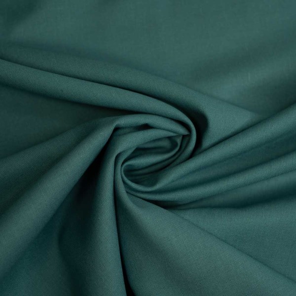 Baumwolle Webware Fahnentuch dusty mint dunkel