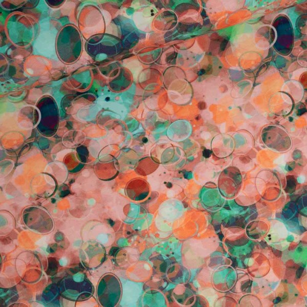 Baumwolljersey bubbles apricot