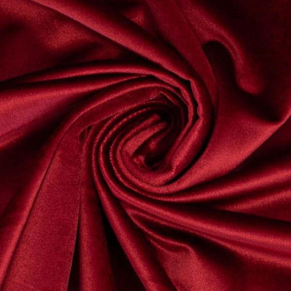 Samt Luxury Velvet dunkelrot