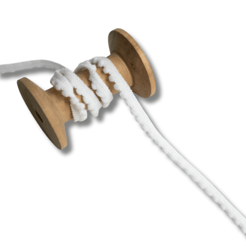 Bommelborte 4mm ecru