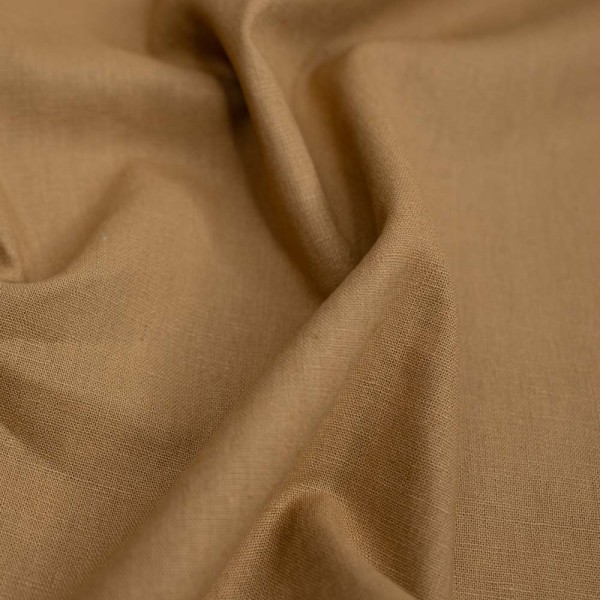 Leinen Baumwolle camel