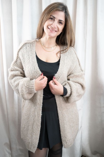 Cardigan SUPER SOFT Lena beige