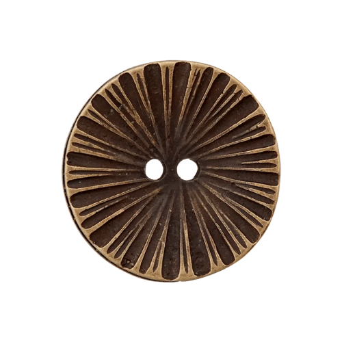 Metallknopf 23mm altmessing