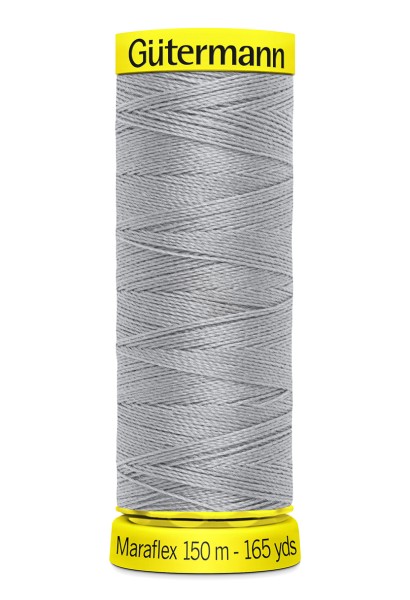 Elastisches Garn Gütermann Maraflex 150m grau Nr. 38