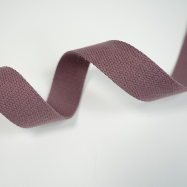 Festes Baumwoll - Gurtband 30mm mauve