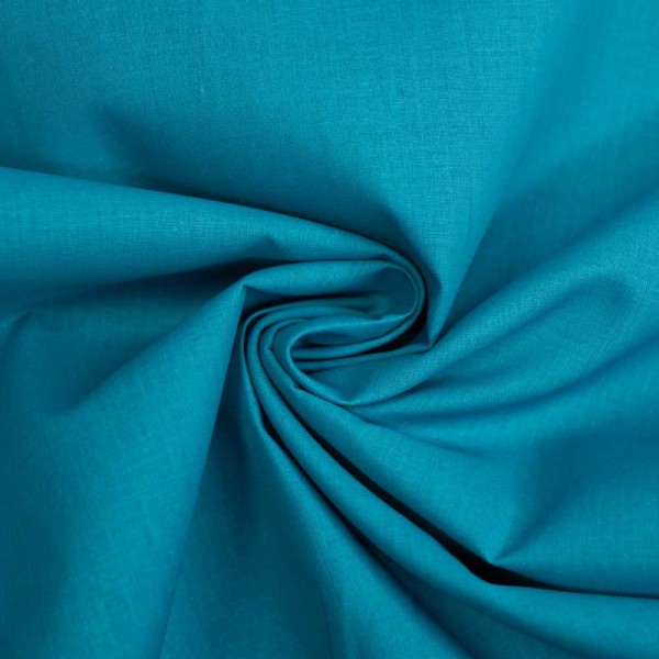 Baumwollwebware Fahnentuch 280cm Breite türkis