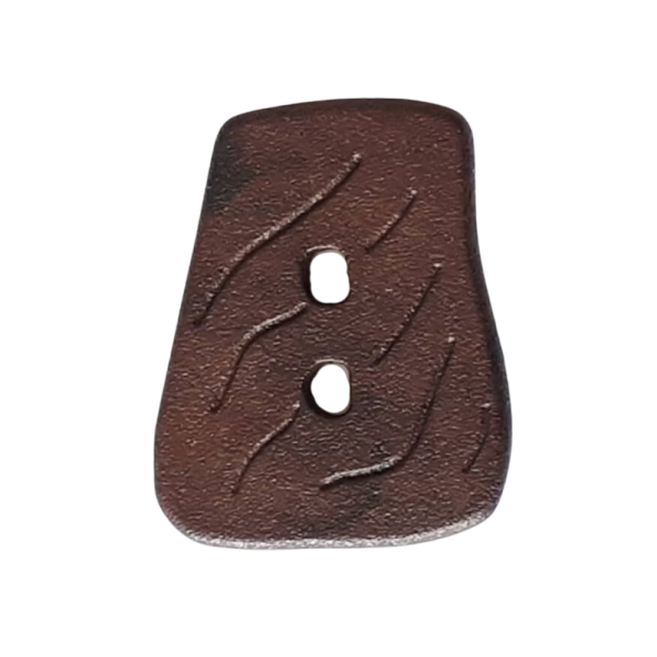 Holzknopf Asymmetrisch 45mm