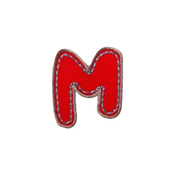 Applikation Buchstabe M