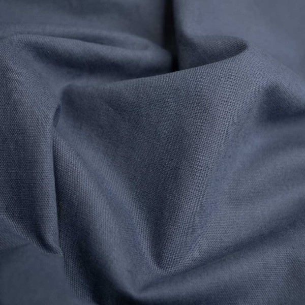 Leinen Baumwolle jeansblau