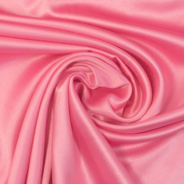 Satin Stretch Glänzend Uni rosa