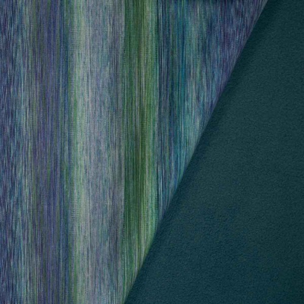 Softshell Streifen blau
