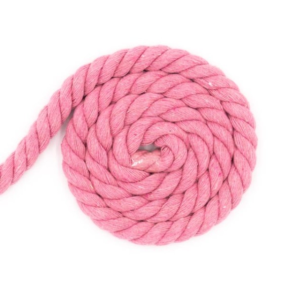 Soft Kordel 8mm gedreht altrosa