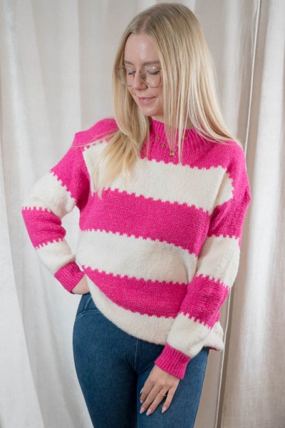 Strick Pullover Soft Stella pink