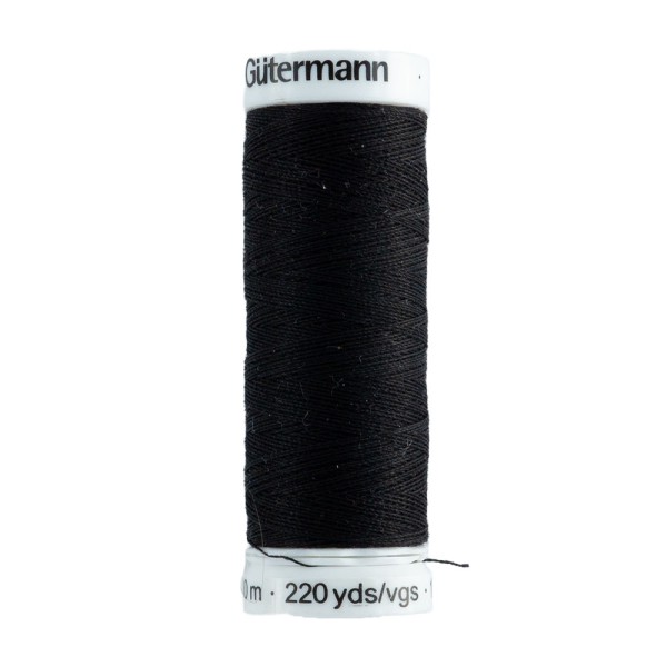 Garn Gütermann Allesnäher 200m schwarz Nr. 000