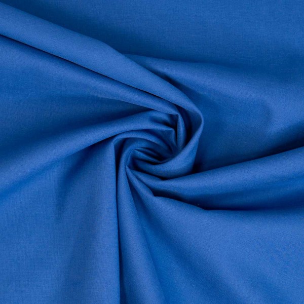 Voile Batist Baumwolle royalblau