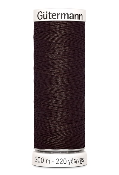 Garn Gütermann Allesnäher 200m dunkelbraun Nr.696