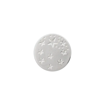 Prym Jeansknopf Sterne 17mm silber