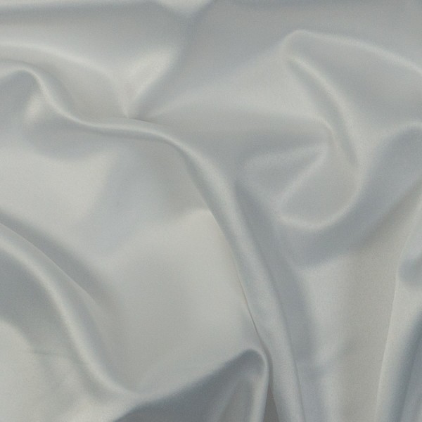 Satin Stretch Glänzend Uni weiß