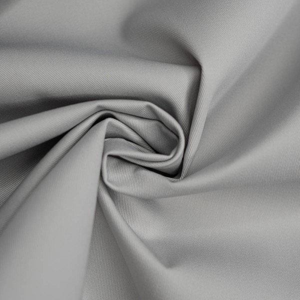 Dicker Twill hellgrau für Arbeitskleidung