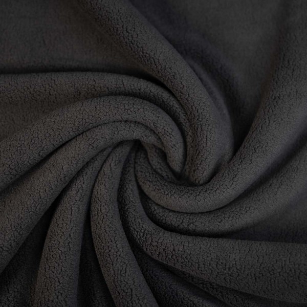 Microfleece Supersoft Doubleface schwarz