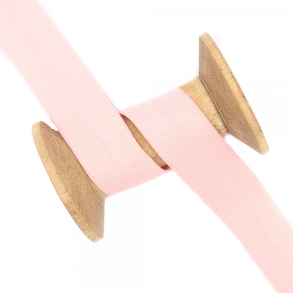 Jerseyschrägband Soft Uni rosa
