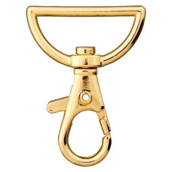 Karabinerhaken gold 32mm
