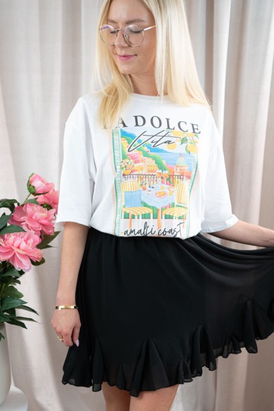 Oversized Shirt Dolce Vita weiß