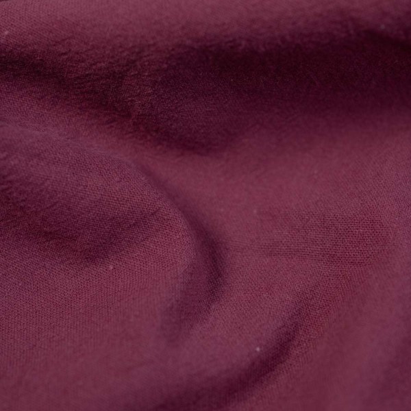 Baumwolle Stonewashed bordeaux