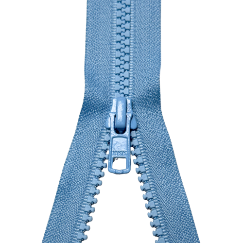 YKK teilbarer Reißverschluss Jacken Krampe jeansblau hell 80cm