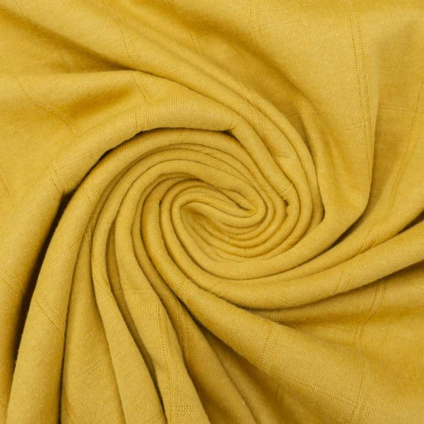Musselin Jersey Double Uni mustard