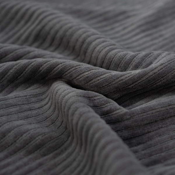 Breitcord Baumwolljersey anthra