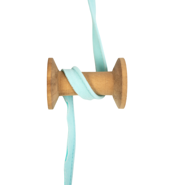 Jersey Paspelband ice blau elastisch