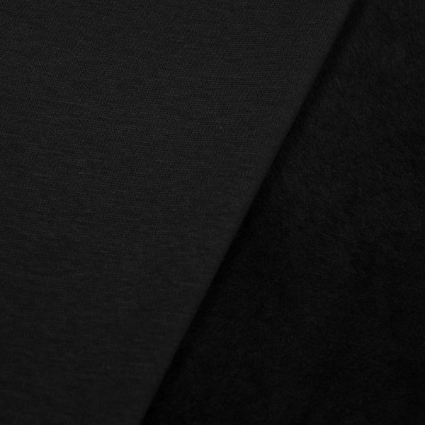 Alpenfleece Kuschelsweat schwarz