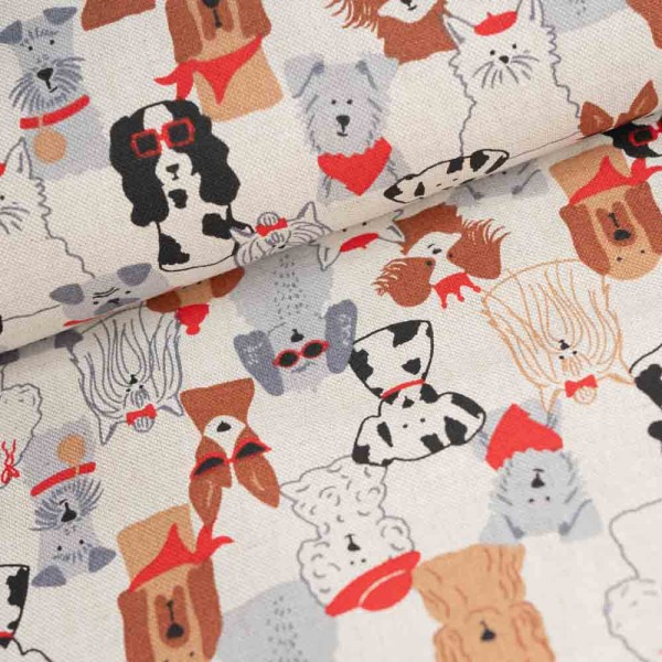 Canvas Hunde natur