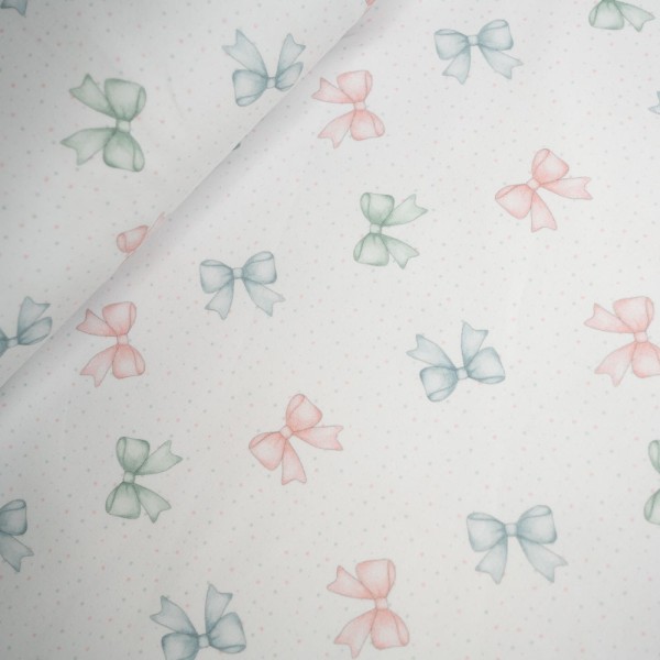 French Terry Schleifen weiß