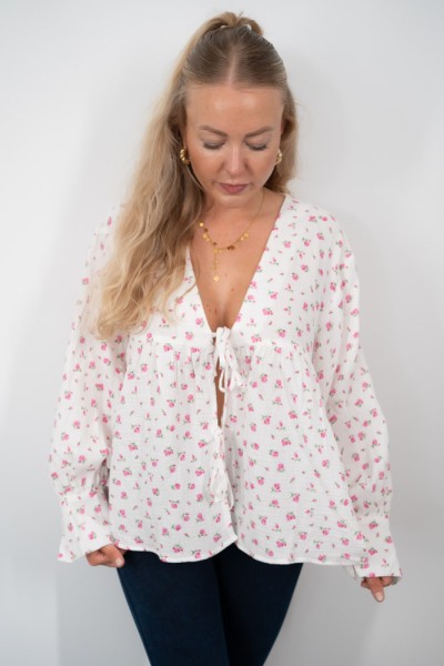 Musselinbluse Rosie ecru S/M