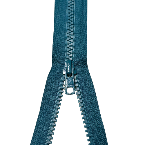 YKK teilbarer Reißverschluss Jacken Krampe petrol