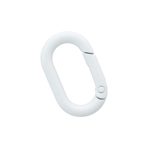 Prym Karabinerhaken Oval 25mm weiß