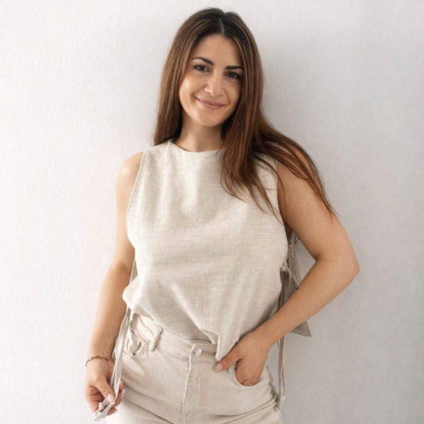 Leinen Stonewashed dark navy