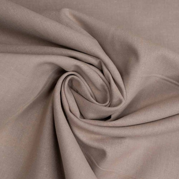 Baumwolle Webware Fahnentuch taupe