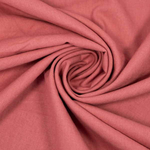 Leinen Baumwolle coral