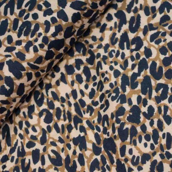 Viskosewebware Leo beige