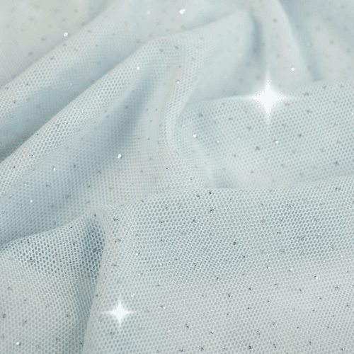 Soft Mesh Glam elastisch pastellblau