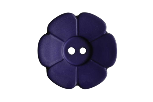Kinderknopf Blume matt 28mm lila