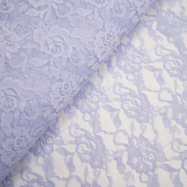 Italienische Spitze STRETCH Rosen flieder