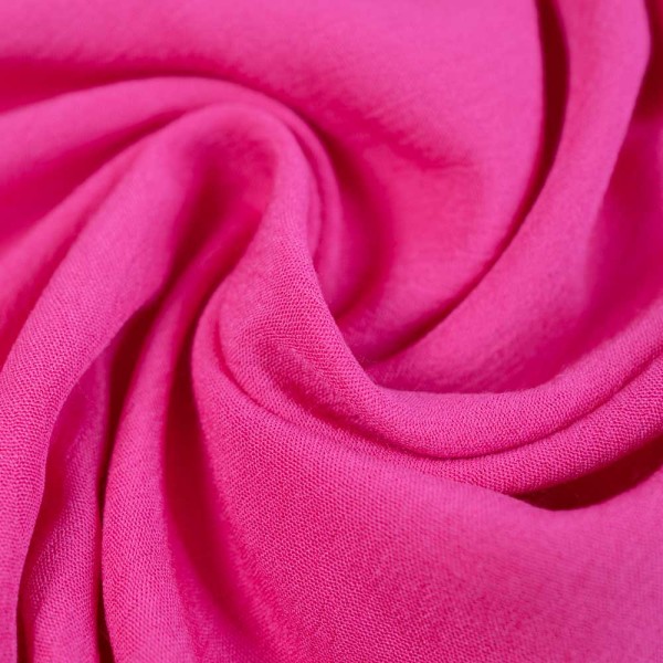 Viskosewebware Crinkle pink