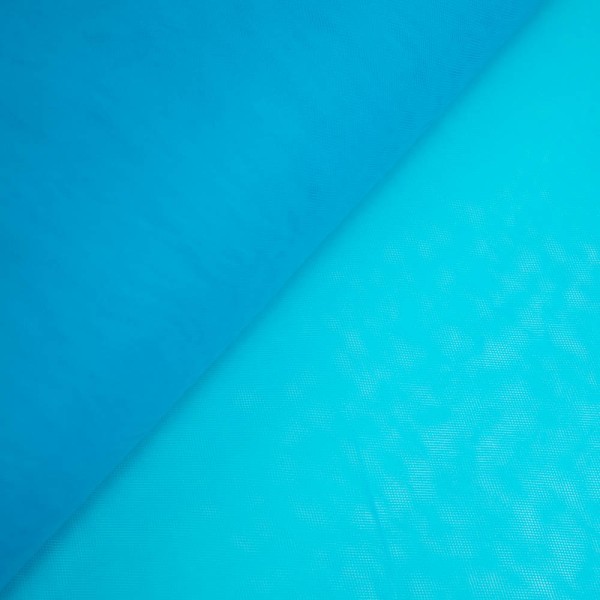 Kleidertüll 300cm breit aqua