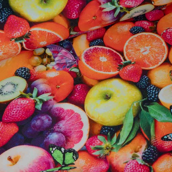 Canvas Früchte rot