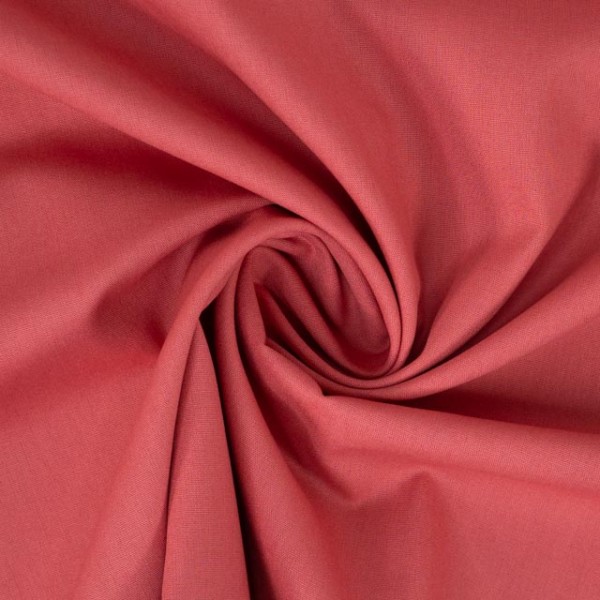 Edle Baumwollwebware coral